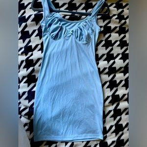 Light blue skinny dress